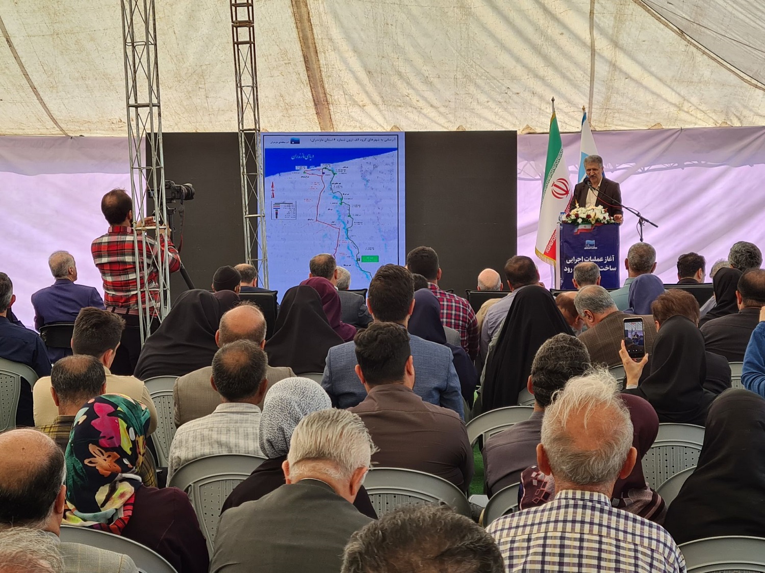 عملیات اجرایی سد مخزنی سجادرود بابل با حضور معاون وزیر نیرو آغاز شد